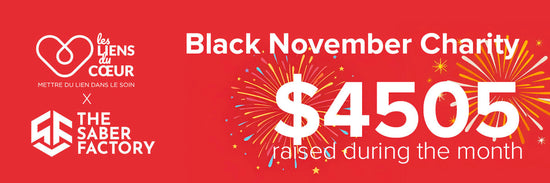 4505 USD donated during our Black November charity event for Les Liens du Coeur