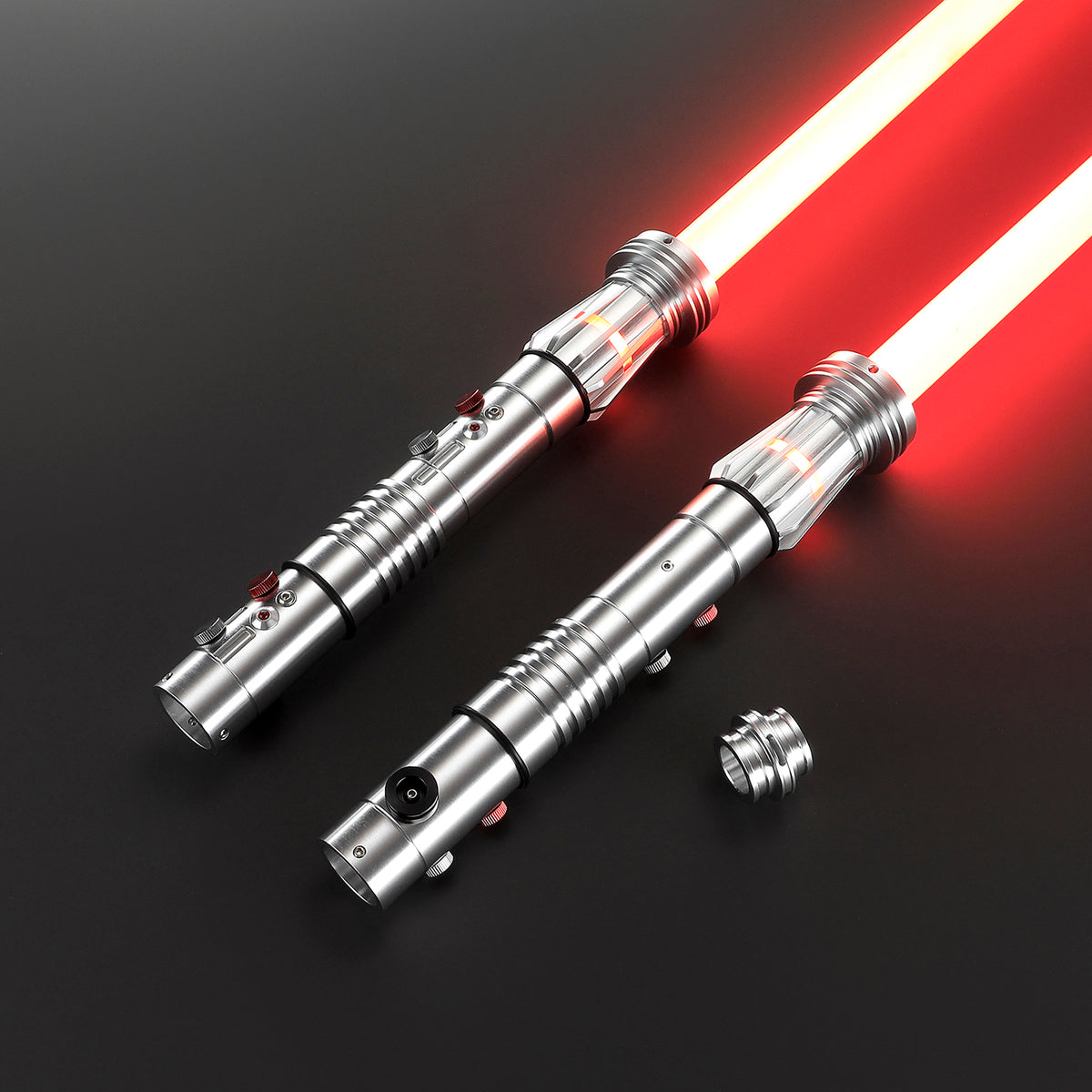 カスタムライトセーバー DARTH MAUL V2 Variant Darth Maul Double Bladed Replica/Weathered Lightsaber – SUPERNEOX®
