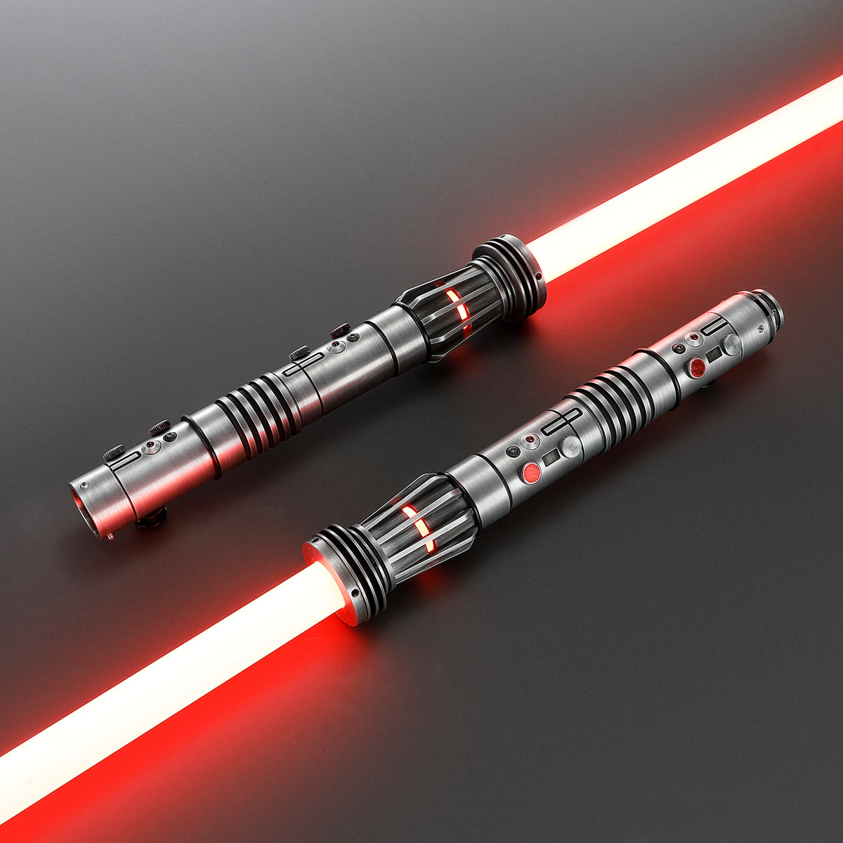 DM I hero double-bladed saber - Dueling and neopixel lightsabers