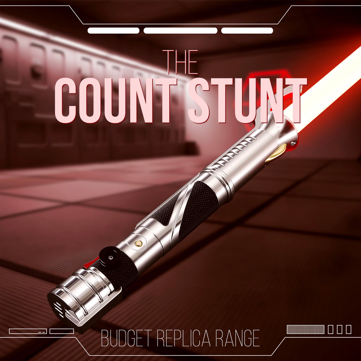 The Count Stunt lightsaber - Dooku budget model