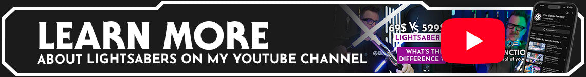 Learn more about lightsabers on my youtube channel